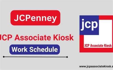 jcpenney kiosk associate schedule|jcp kiosk work schedule.